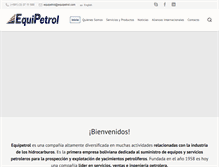 Tablet Screenshot of equipetrol.com